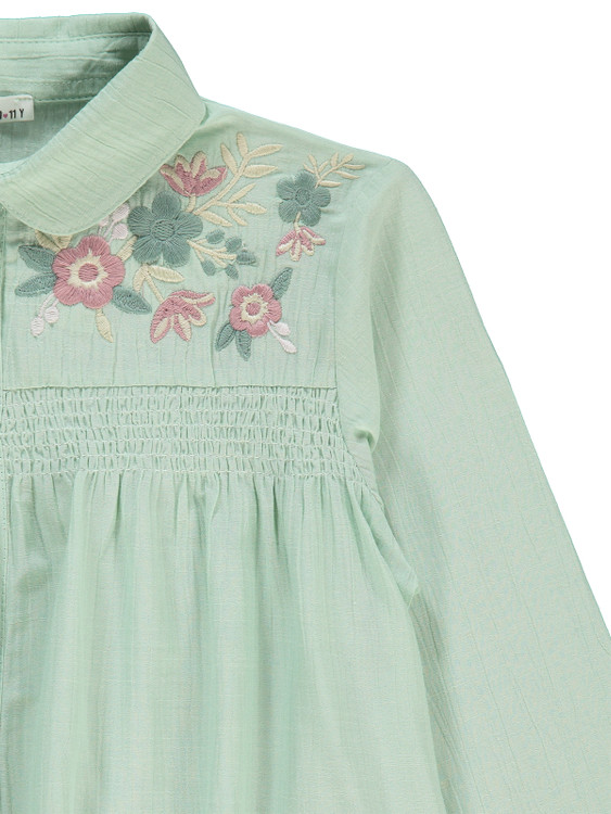 بلوز مجلسی یقه بیبی ترک دخترانه