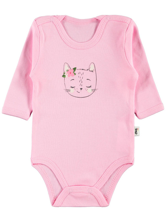 بادی ترک آستین بلند صورتی برند سیویل