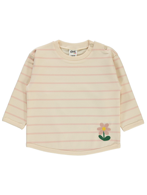 بلوز ترک راه راه صورتی دخترانه