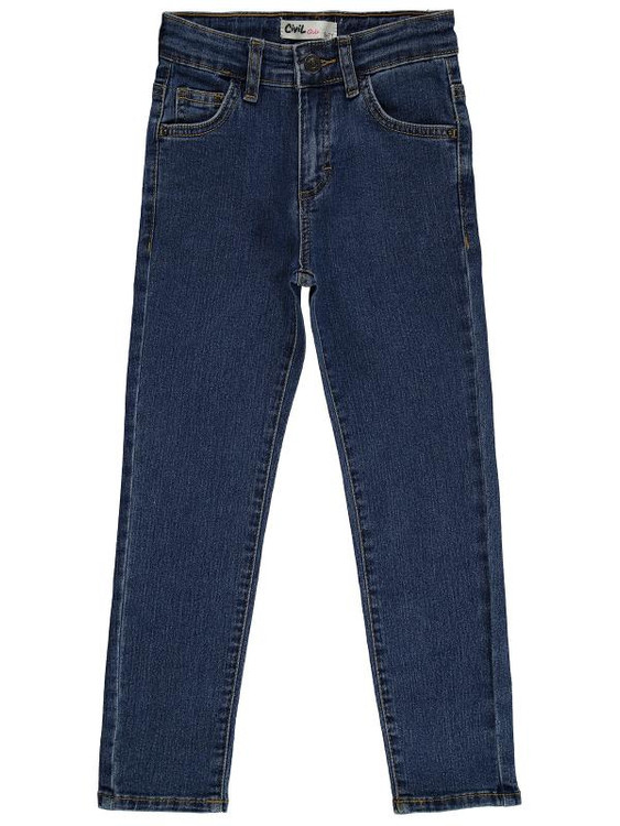 شلوار لی رنگ تیره دخترانه برند سیویل