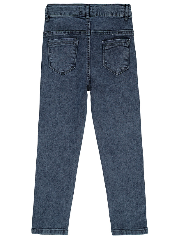 شلوار لی دخترانه ملیله دوزی شده ترک برند سیویل