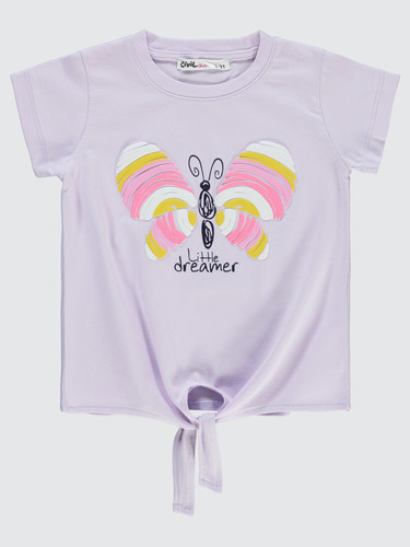 تیشرت ترک دخترانه پایین کمر گره میخوره