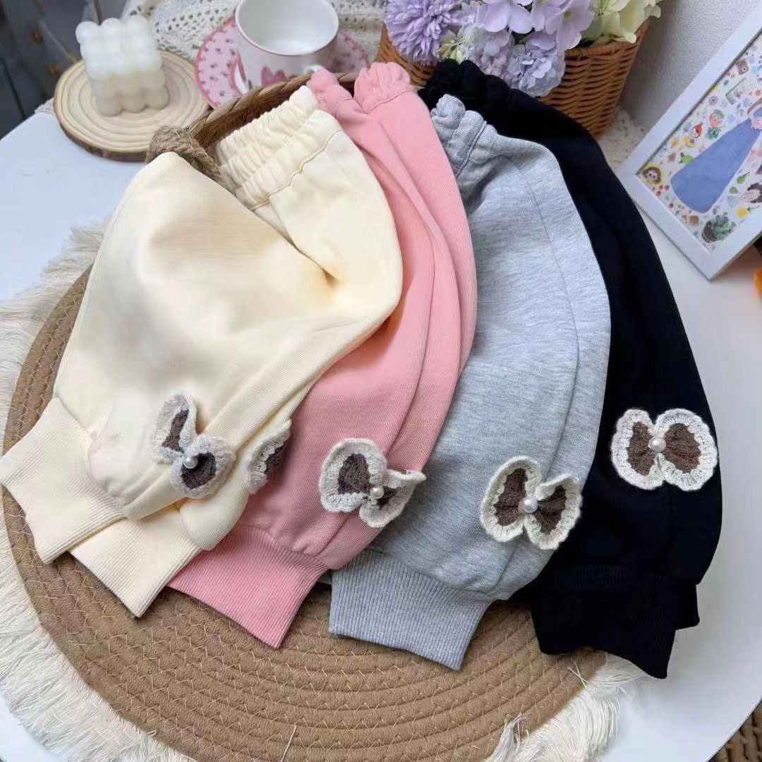 شلوار راحتی اسلش پاپیونی بچه‌گانه